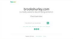 Desktop Screenshot of brookshurley.com