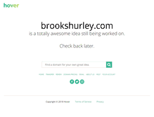 Tablet Screenshot of brookshurley.com